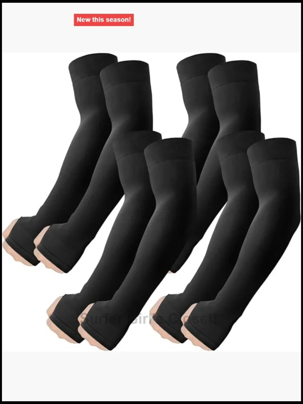 Arm Sleeves with Thumb Hole, UPF 50+ UV Sun Protection Compression Sleeves
